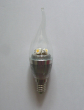 LED 5W燈泡, E14拉尾燈泡, 水晶燈, 壁燈